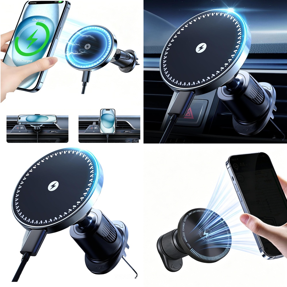 Phone Accessories Trending Products - إكسسوارات إلكترونية رائجة: شاحن سيارة لاسلكي،