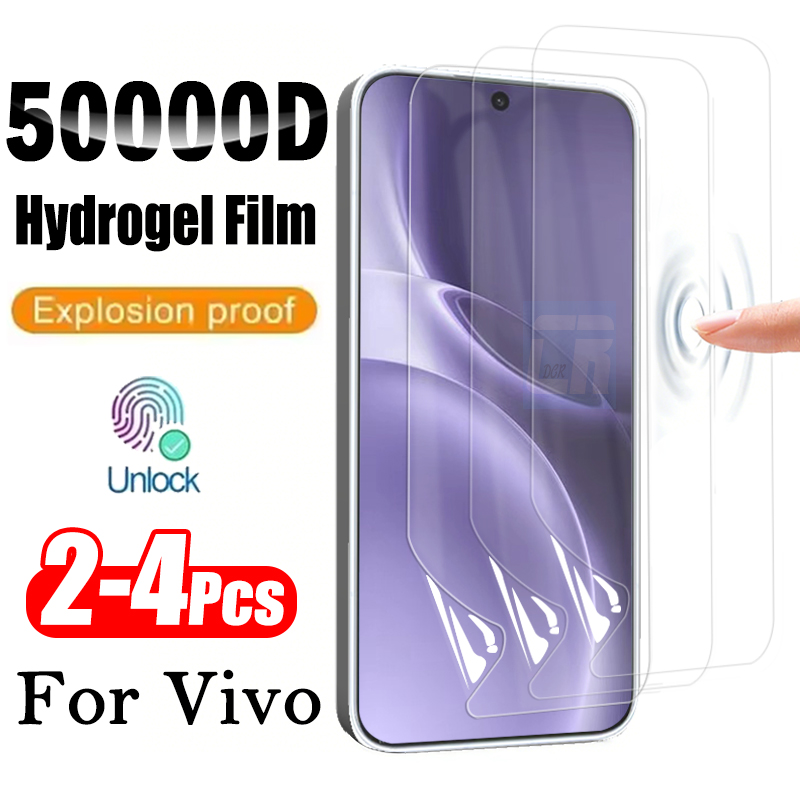 Vivo X200 - 2-4 قطع من طبقة الهيدروجيل المقاومة