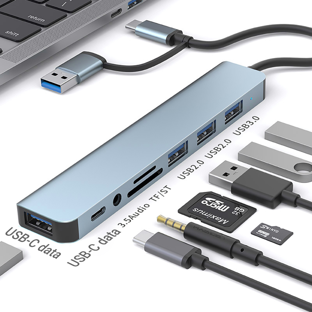 Phone Accessories Officeworks - محطة إرساء USB ثنائية الرأس 9