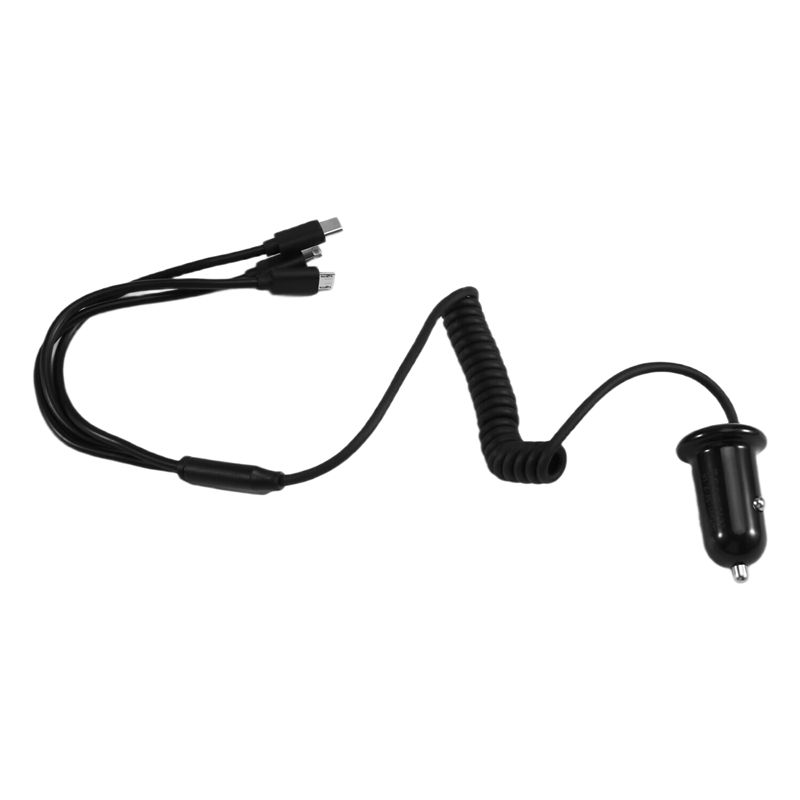 Phone Accessories For Android - ملحقات محول السيارة بثلاث واجهات شحن