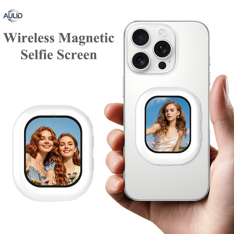 Phone Accessories For Android - شاشة مراقبة سيلفي مغناطيسية لاسلكية صغيرة