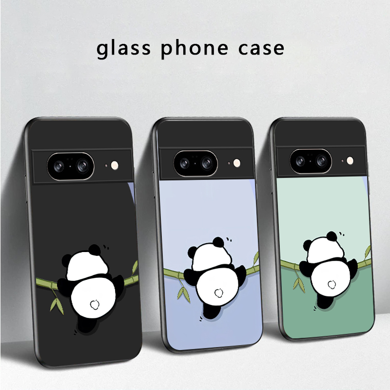 غطاء هاتف زجاجي أسود بتصميم با - مراجعة Google Pixel 8A وسعره