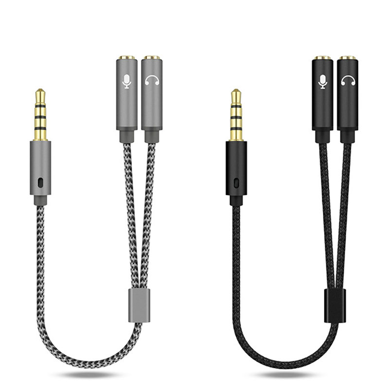 قطعة واحدة من مقسم الصوت 3.5 م - مراجعة Earphone Splitter Jack وسعره