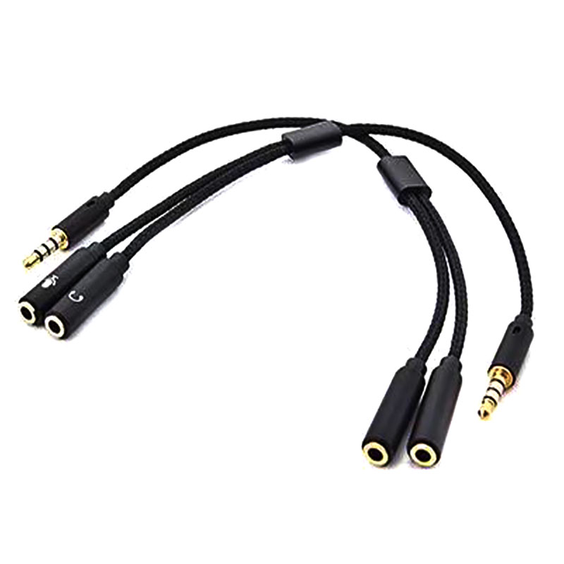 قطعة واحدة من مقسم الصوت 3.5 م - مراجعة Earphone Splitter Jack وسعره