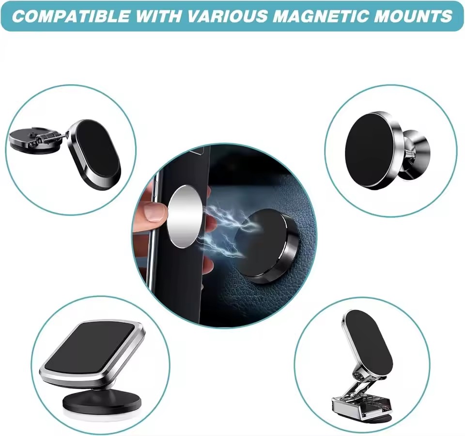 1/50 قطعة من الألواح المعدنية  - مراجعة Car Mount Phone وسعره