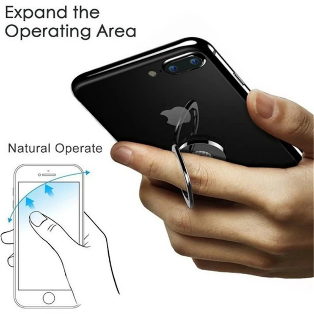 حامل هاتف عالمي بحلقة إصبع دوا - مراجعة Phone Accessories Stand وسعره