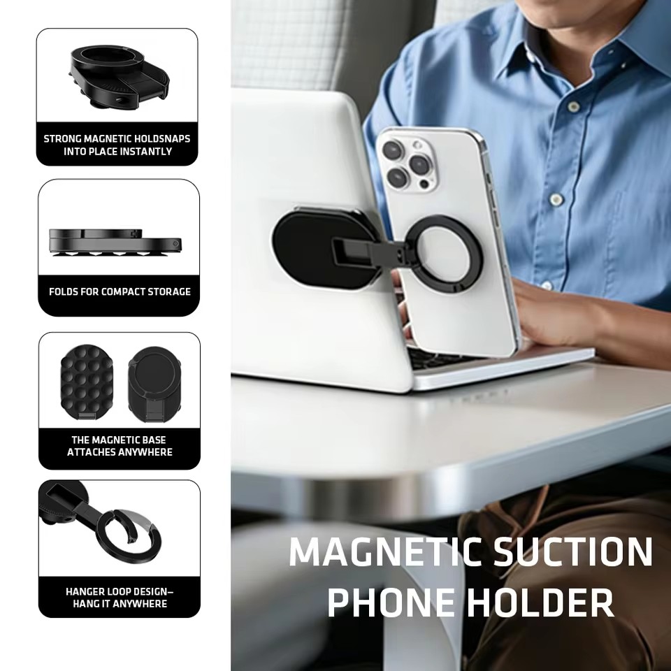 حامل هاتف مغناطيسي قابل للطي M - مراجعة Phone Accessories Stand وسعره