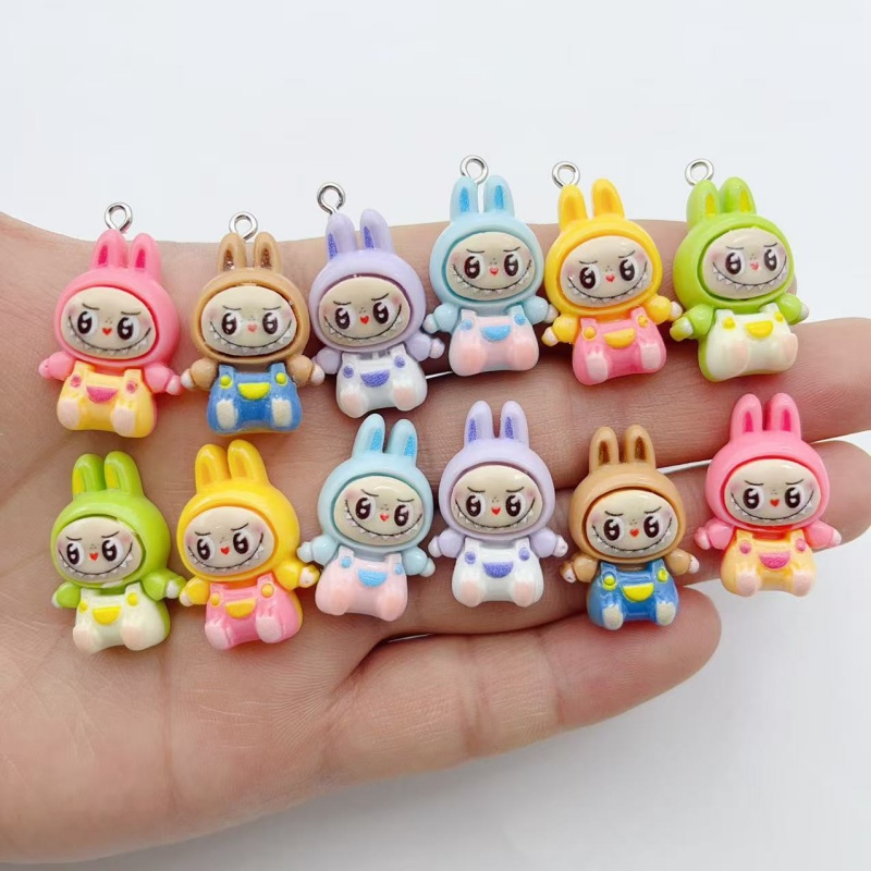 10 قطع من الحلي الراتنجية اللط - مراجعة Phone Accessories Charms وسعره
