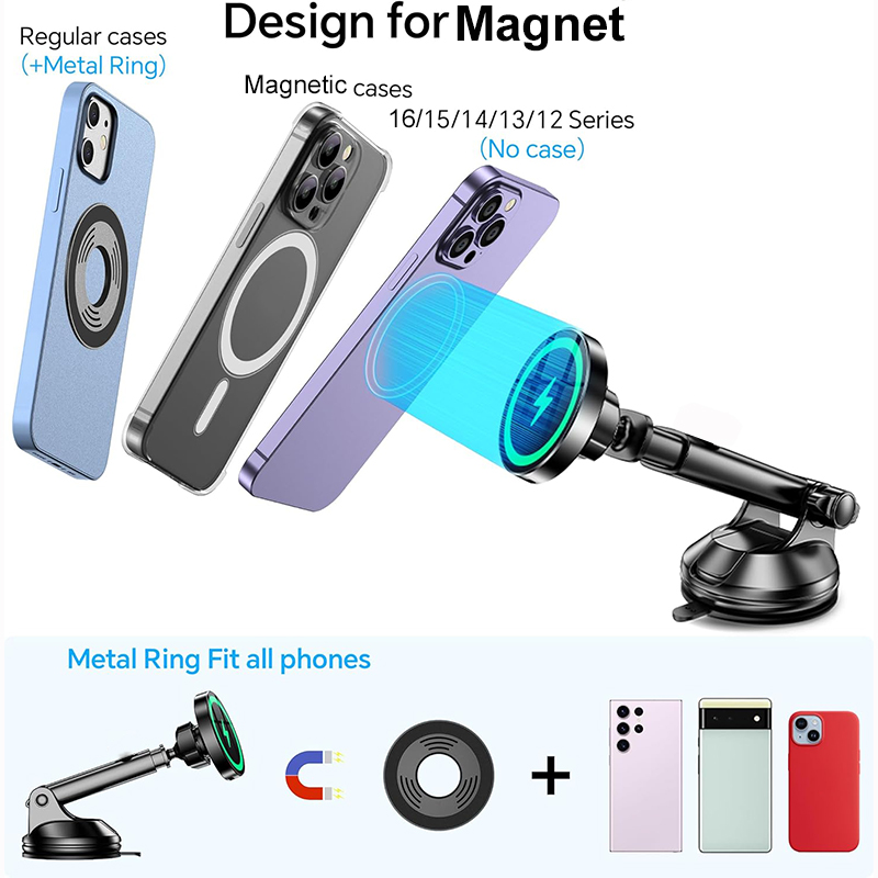 شاحن سيارة لاسلكي مغناطيسي للز - مراجعة Phone Accessories Trending Products وسعره