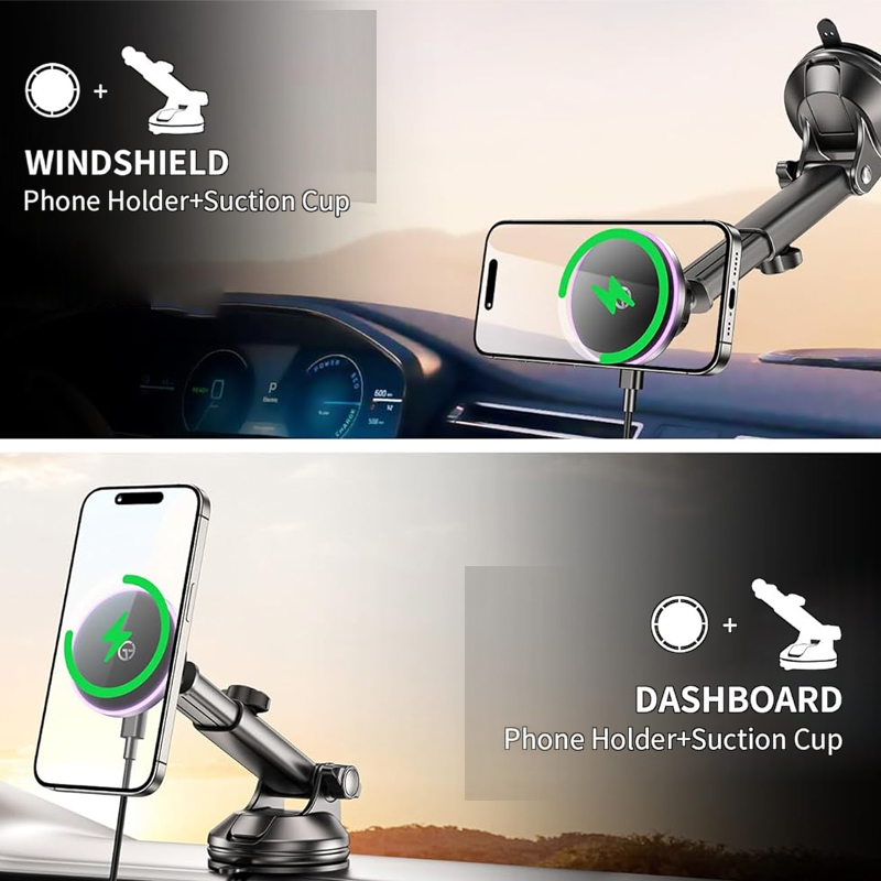 شاحن سيارة لاسلكي مغناطيسي للز - مراجعة Phone Accessories Trending Products وسعره