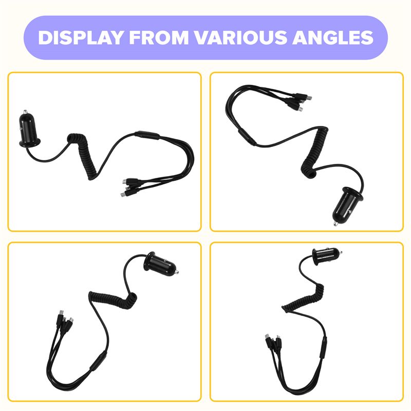ملحقات محول السيارة بثلاث واجه - مراجعة Phone Accessories For Android وسعره