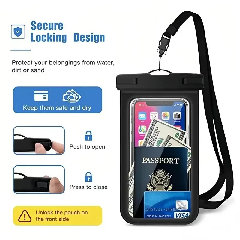 حافظة هاتف مقاومة للماء مع وسا - مراجعة Phone Accessories For Android وسعره